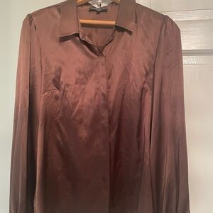 Generation Love Chocolate Satin Blouse